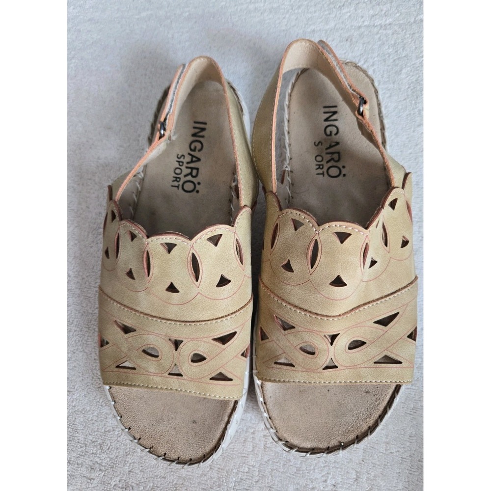 Ingaro Sport Womans Sandals Size 7 Light Tan